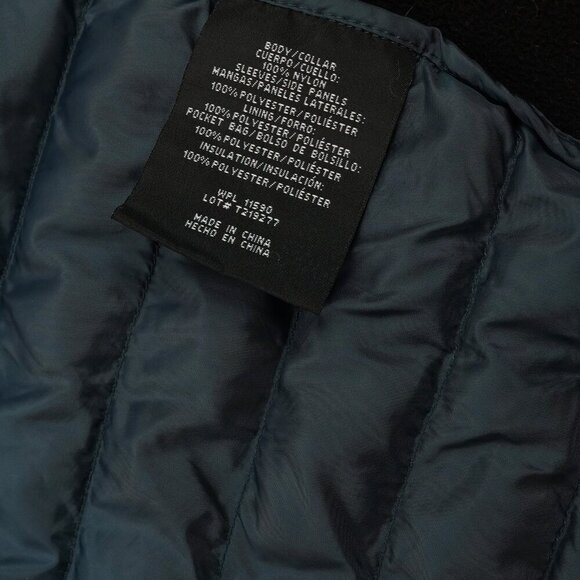 32 Degrees Mixed Media Lightweight Puffer Jacket Teal Black - Medium - Picture 4 of 6